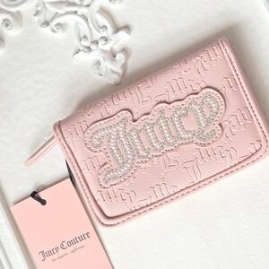 Juicy Couture Blush Pink Card Holder